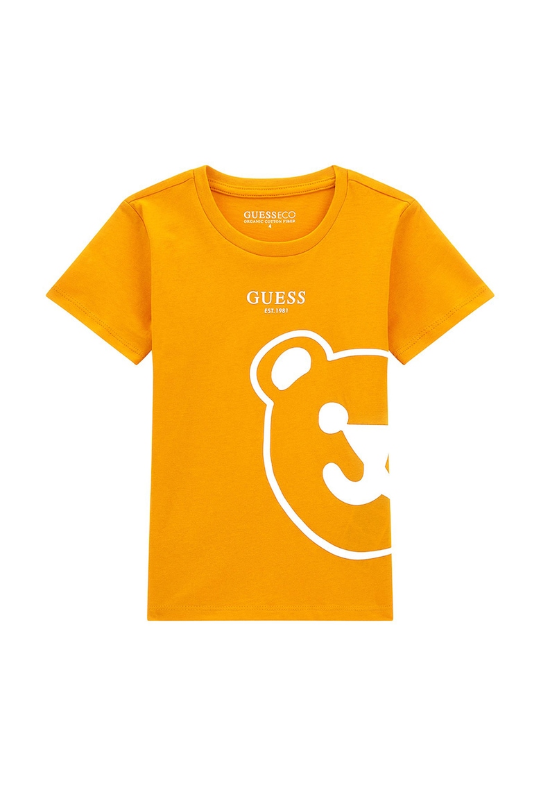Tricou de bumbac cu imprimeu teddy