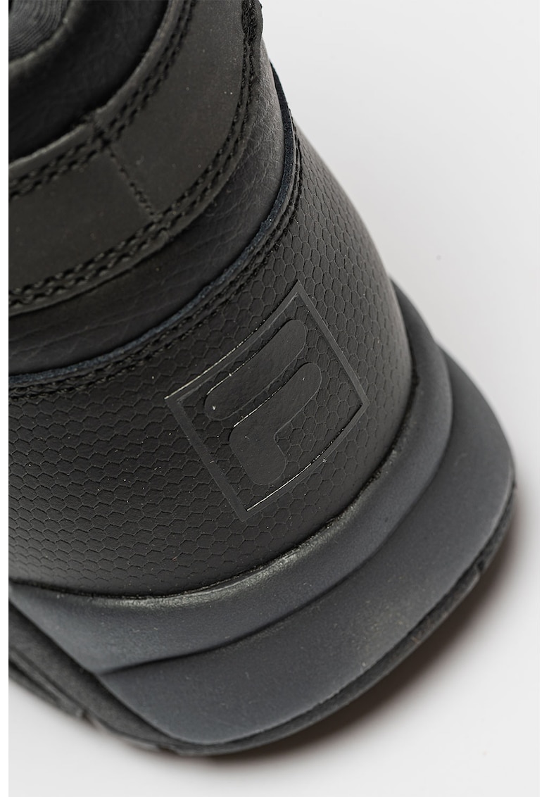 Pantofi sport mid-high de piele peliculizata si material textil m-squad