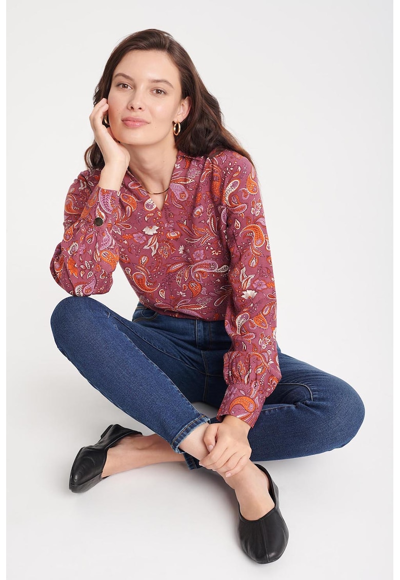 Bluza cu imprimeu paisley