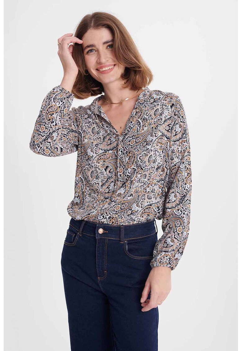 Bluza-tunica cu model paisley