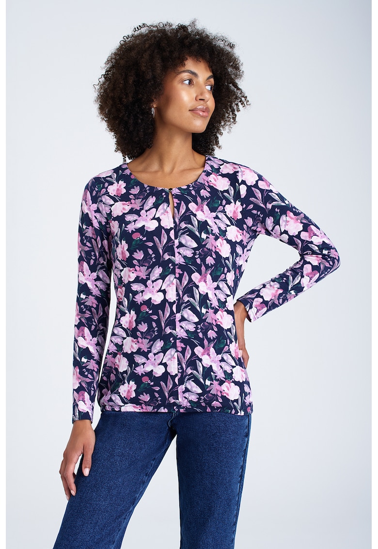 Bluza cu imprimeu si terminatie elastica