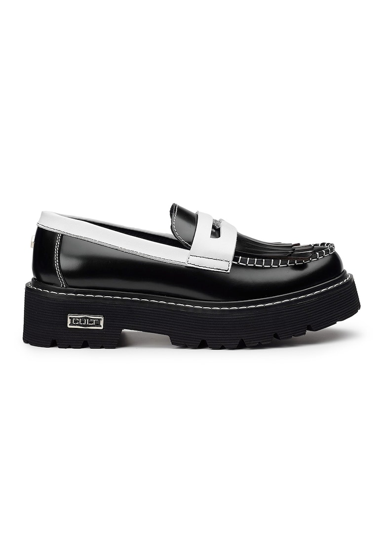 Pantofi loafer de piele cu model colorblock Slash 3904