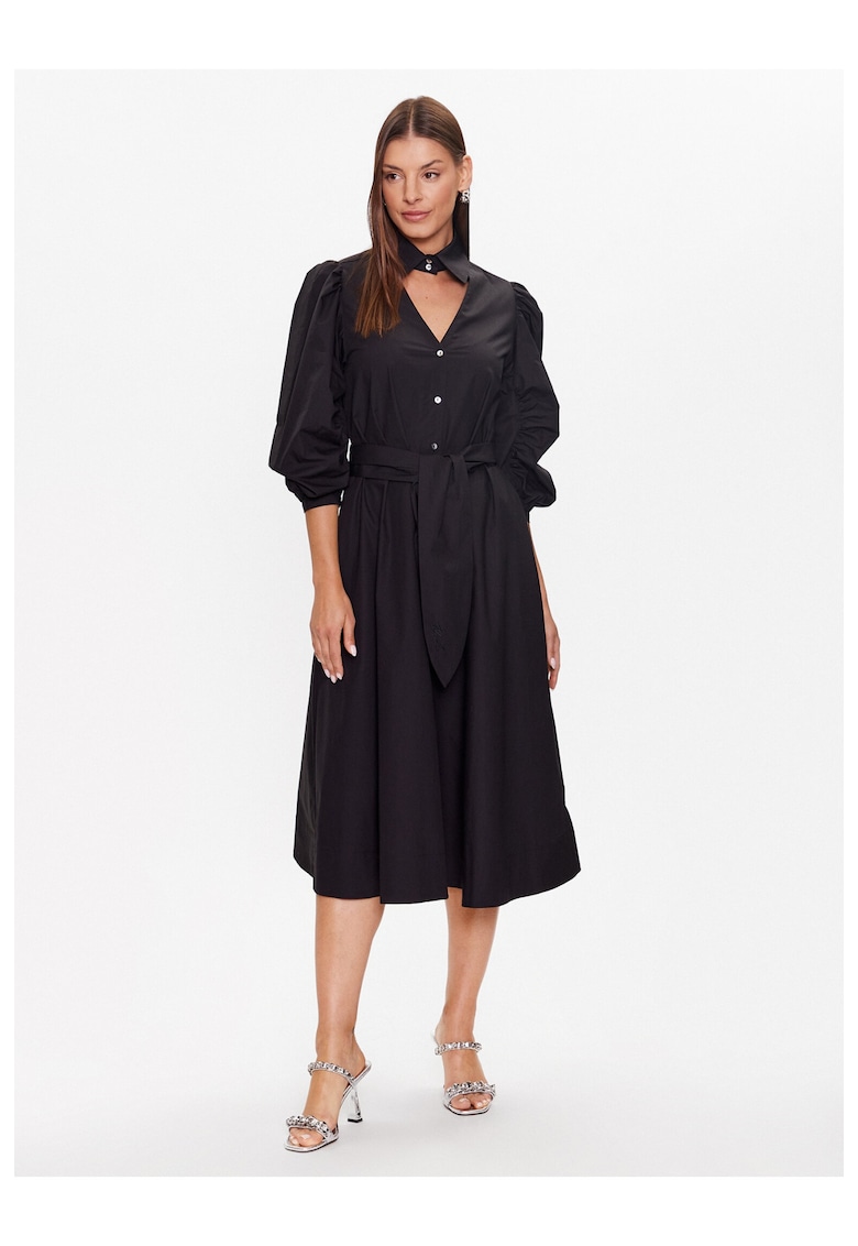 Rochie dama - 302649853 - Bumbac organic - Negru