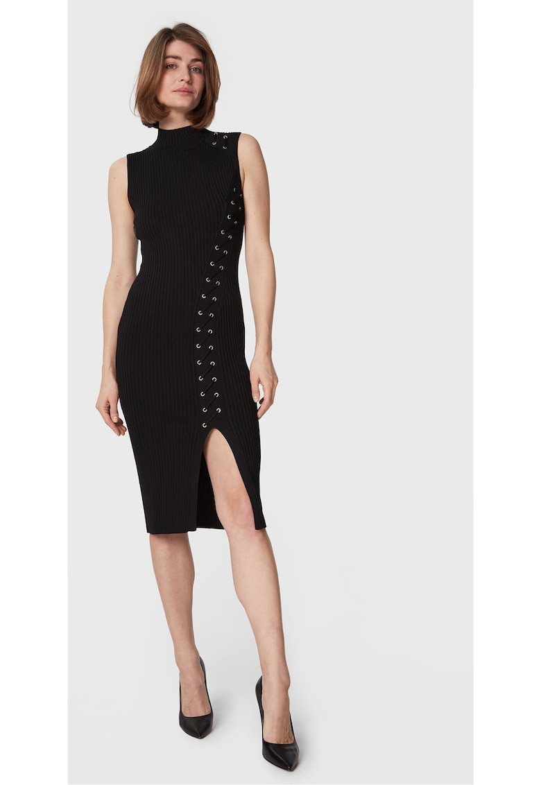 Rochie dama - 302104956 - Viscoza - Negru