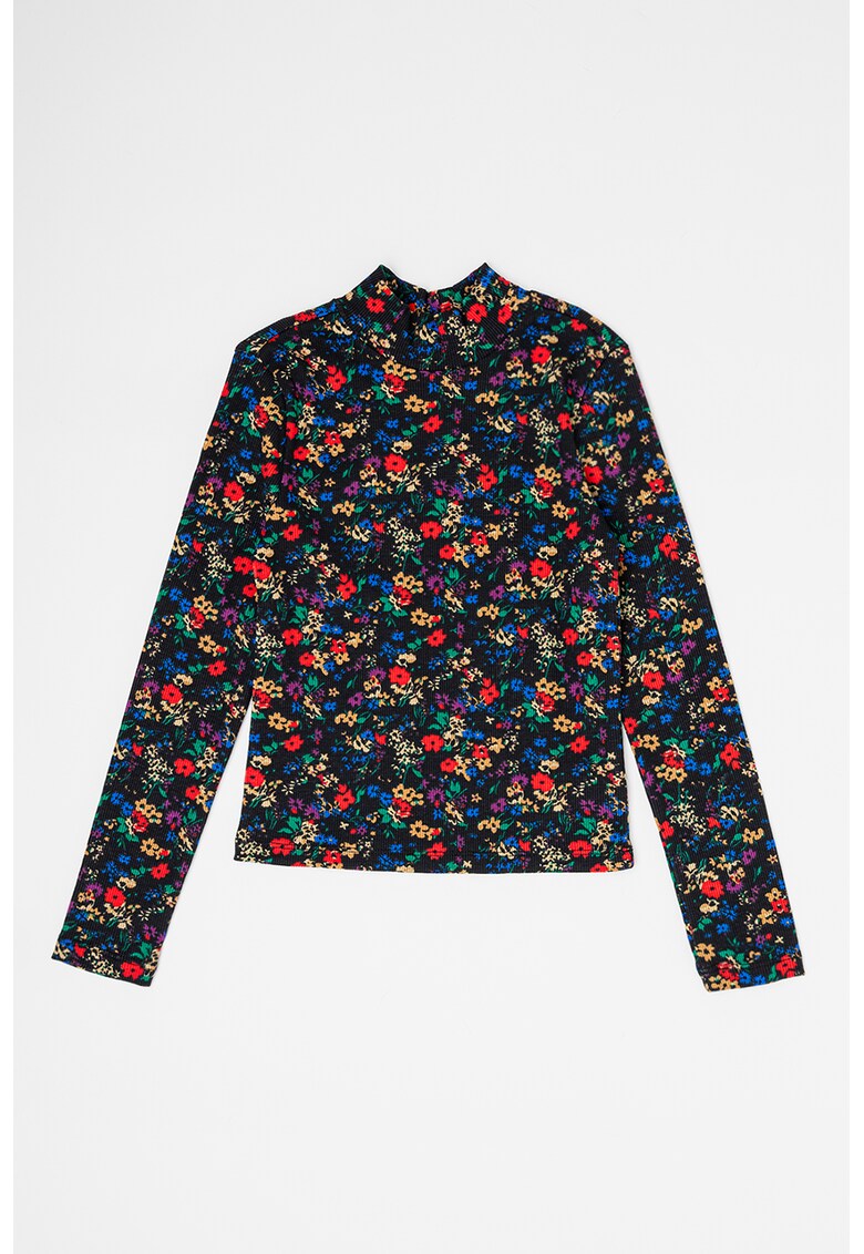 Bluza de bumbac cu imprimeu floral
