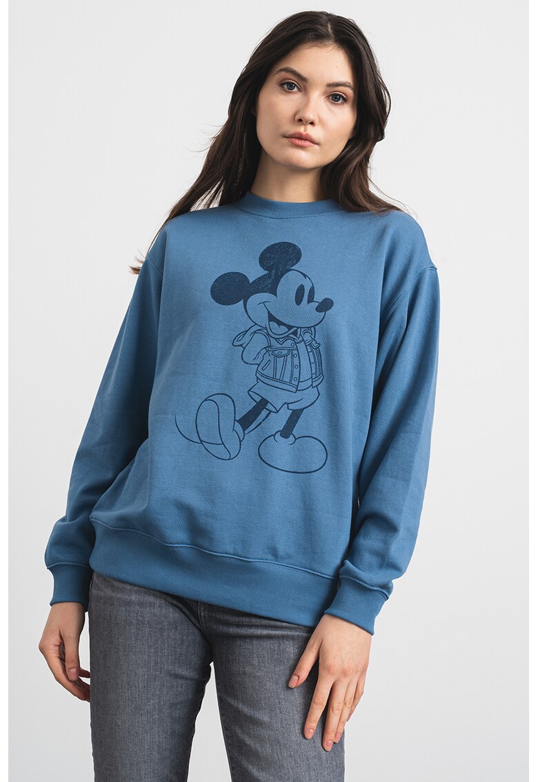 Bluza de trening cu imprimeu Mickey Mouse