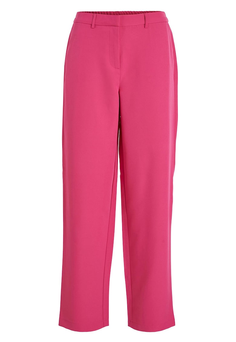 Pantaloni dama - 301807421 - Poliester - Roz