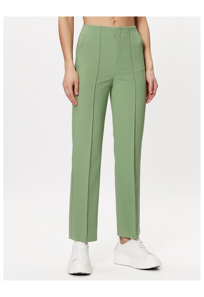 Pantaloni dama - 301810810 - Poliester - Verde