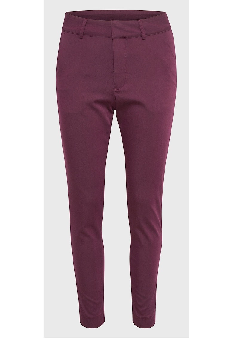 Pantaloni dama - 301055617 - Poliester - Claret