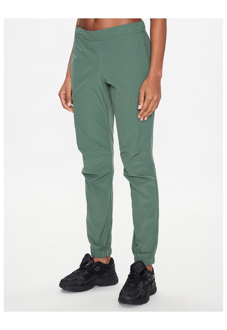 Pantaloni dama - 302784158 - Poliester - Verde