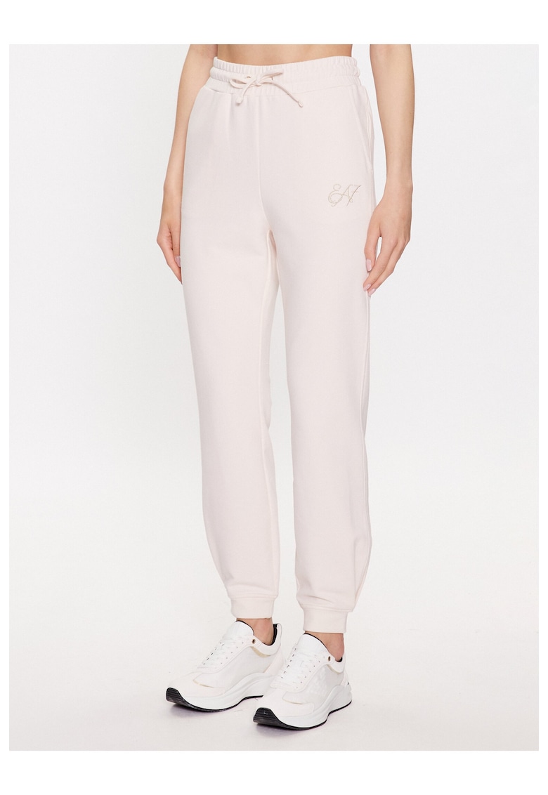 Pantaloni de trening dama - EA7 Emporio Armani - Bumbac organic/Elastan