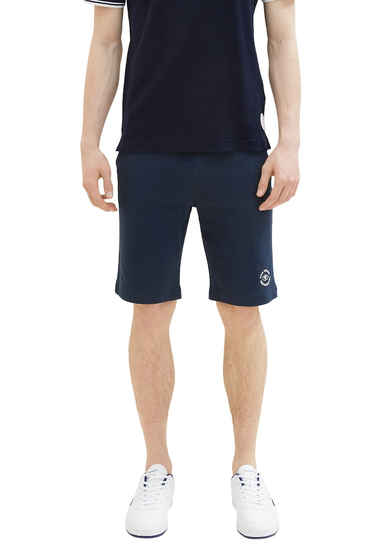 Pantaloni scurti barbati - Bumbac - Bleumarin