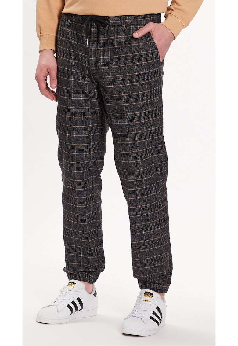 Pantaloni barbati - Bumbac - Negru