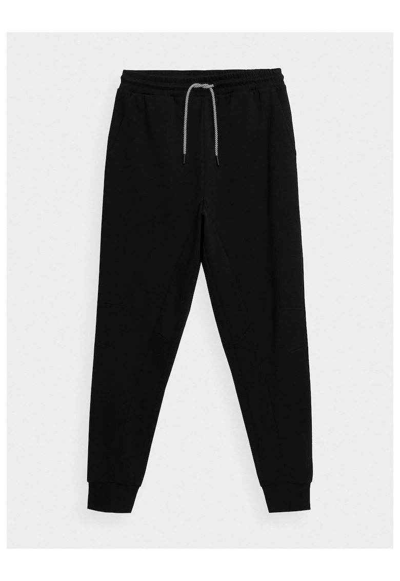 Pantaloni de trening barbati - Bumbac/Poliester - Negru