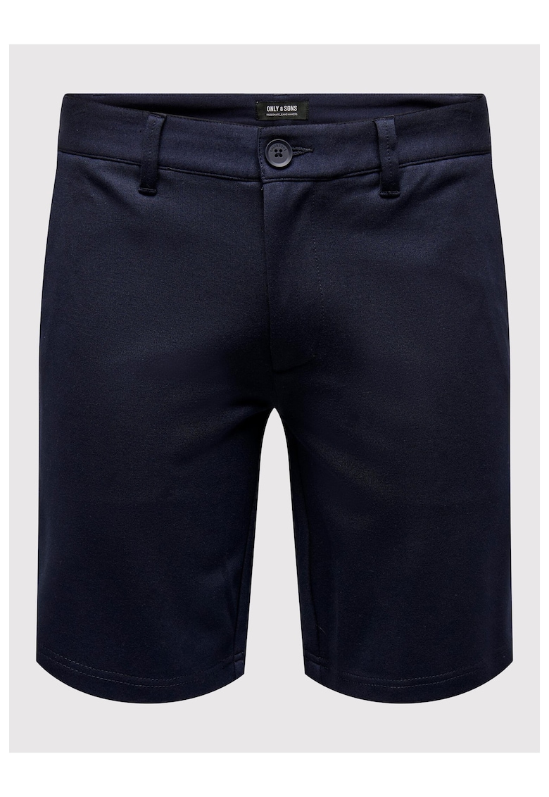 Pantaloni barbati - Viscoza - Albastru marin - Bleumarin