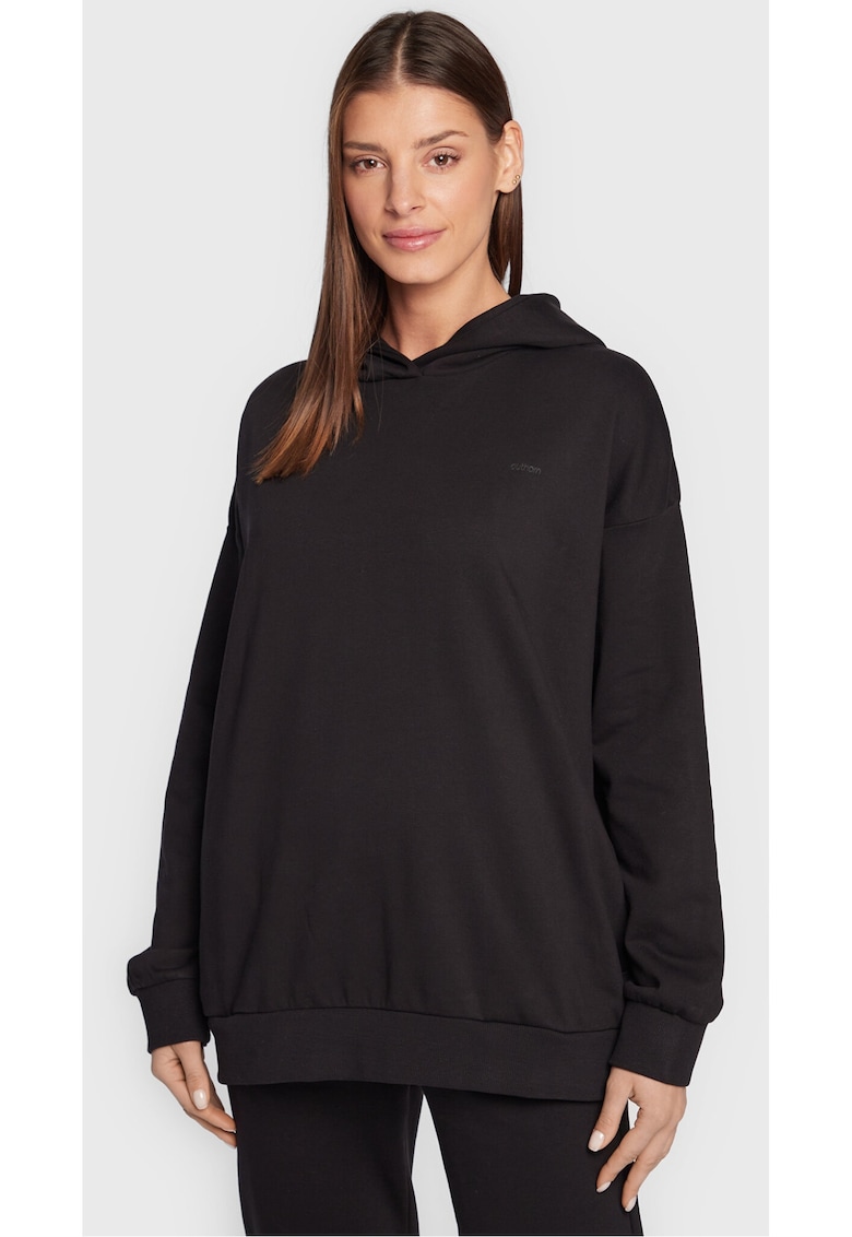 Bluza dama - Bumbac/Poliester - Negru - Negru