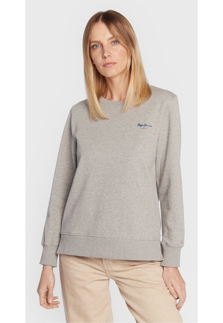 Bluza dama - Bumbac - Gri - Gri