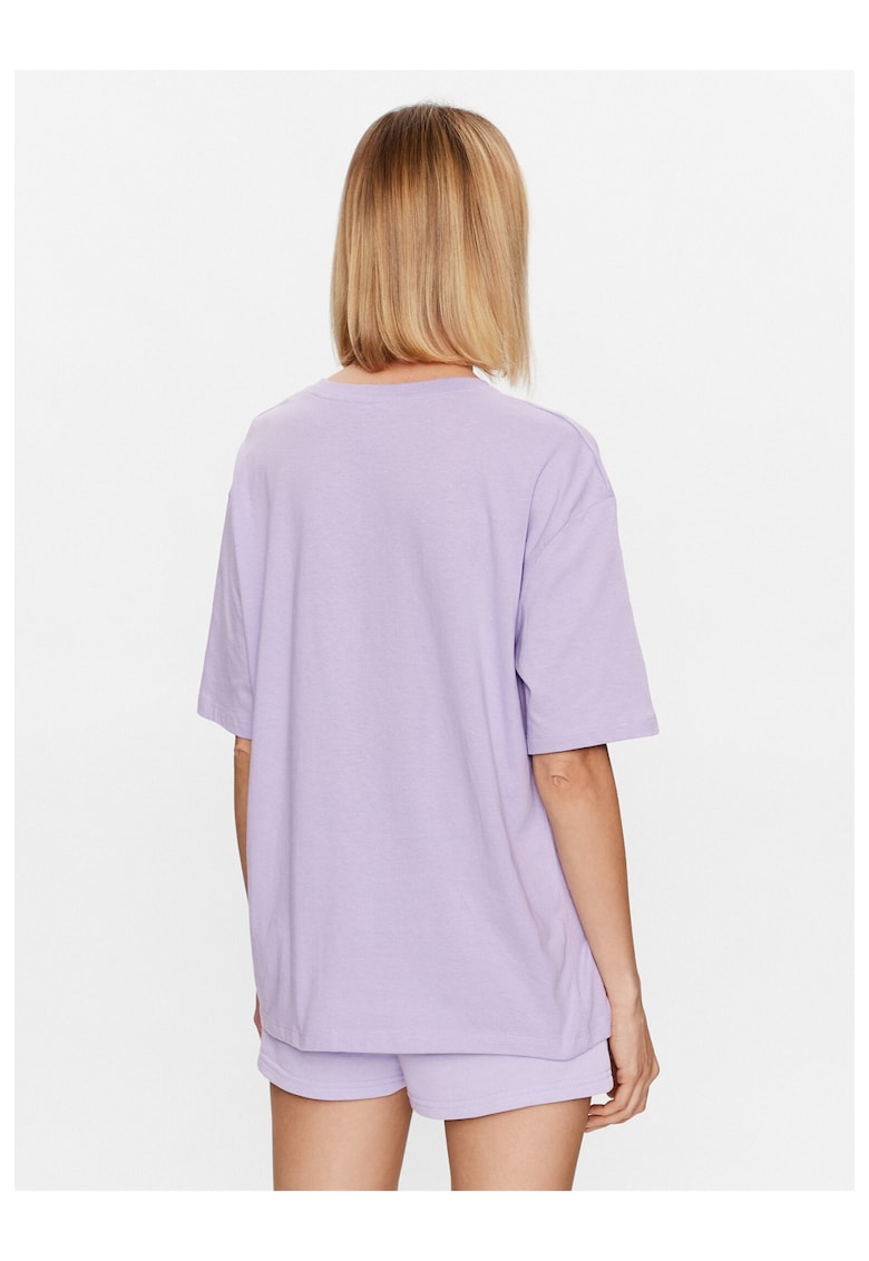 Tricou dama - 301885559 - Bumbac - Violet -