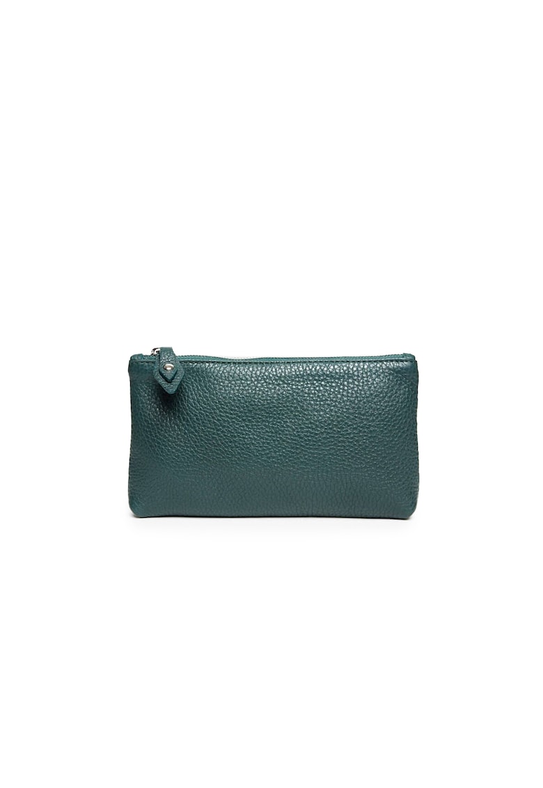 Portfard piele - St. Ives - verde - 20 x 3 x 12 cm