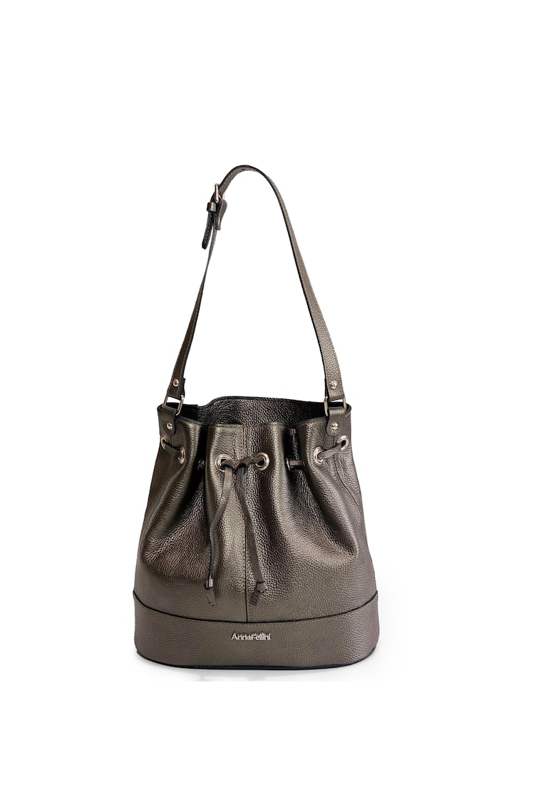 Geanta dama piele - Saculet mic - canna fucile - 30 x 12 x 30 cm