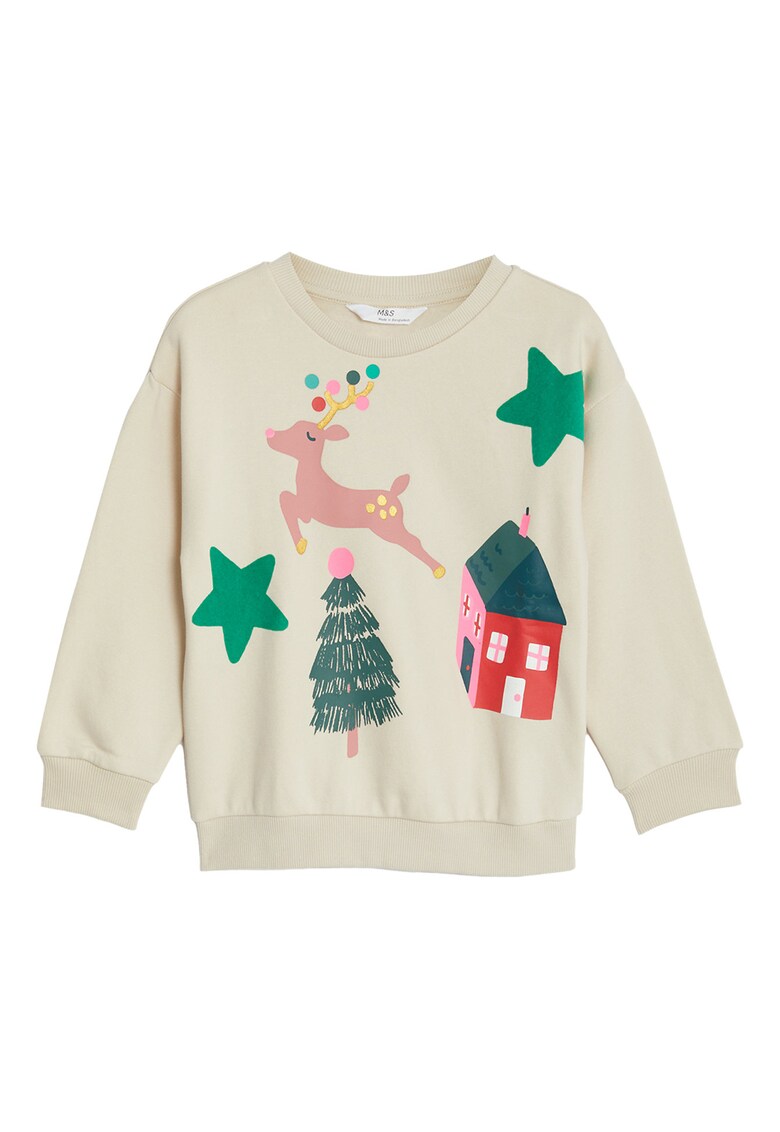 Bluza de trening cu maneci cazute