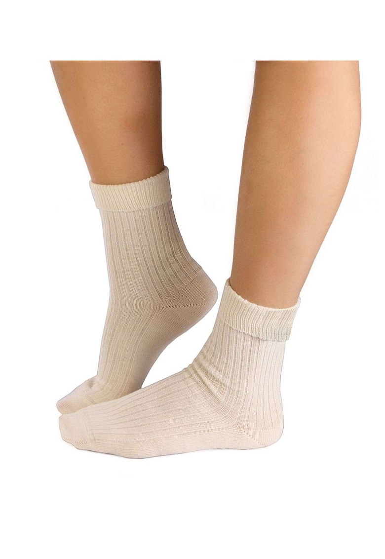 Sosete calduroase din lana merino Warm - Alb