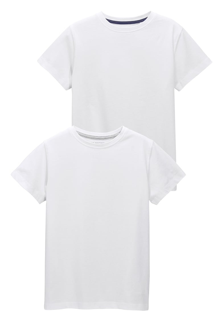 Set de tricouri albe - 2 piese Set de tricouri albe - 2 piese