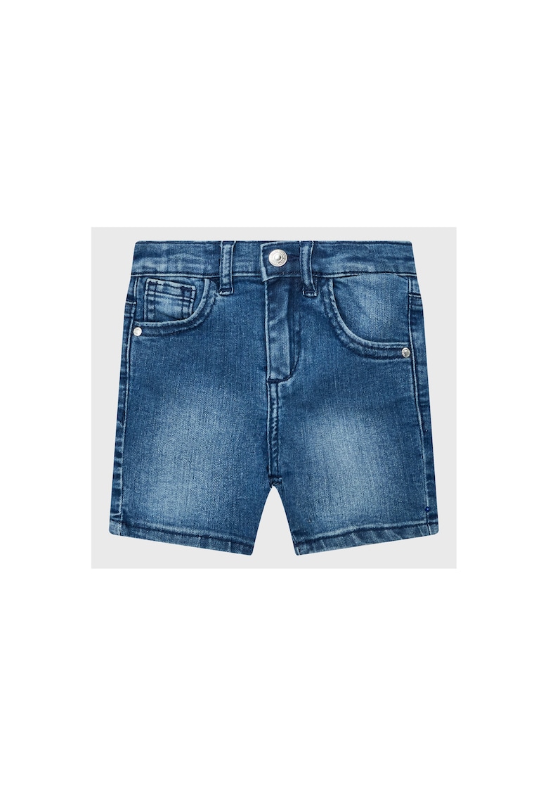 Pantaloni scurti copii - Bumbac organic - Albastru