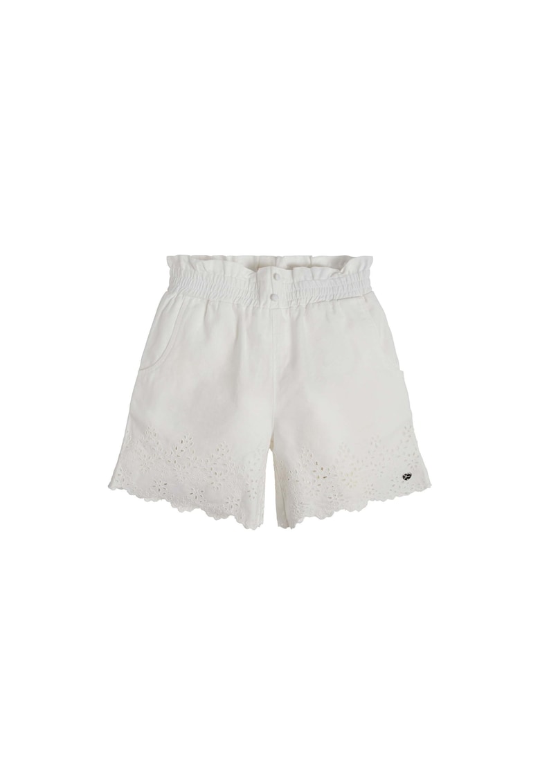 Pantaloni scurti copii - In/Bumbac - Alb