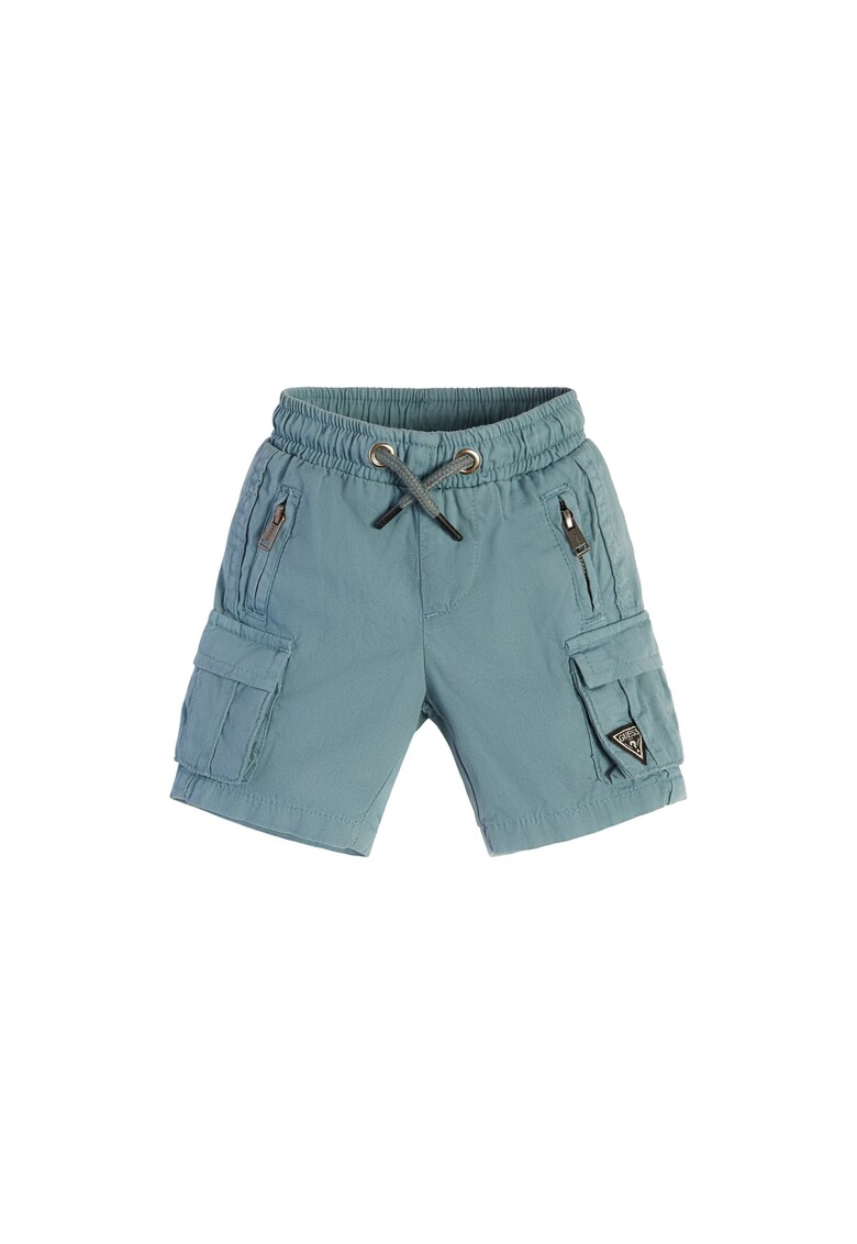 Pantaloni scurti copii - 0000302217625_6Y - Bumbac - Albastru - Albastru
