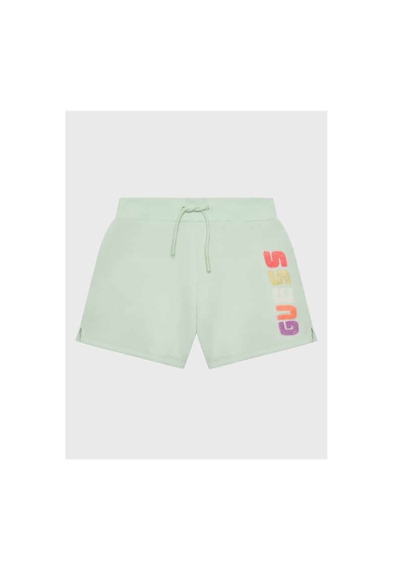 Pantaloni scurti copii - Bumbac/Poliester - Verde - Verde