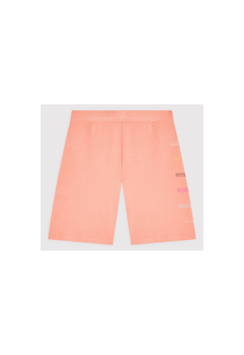 Pantaloni scurti copii - Bumbac organic - Portocaliu - Portocaliu