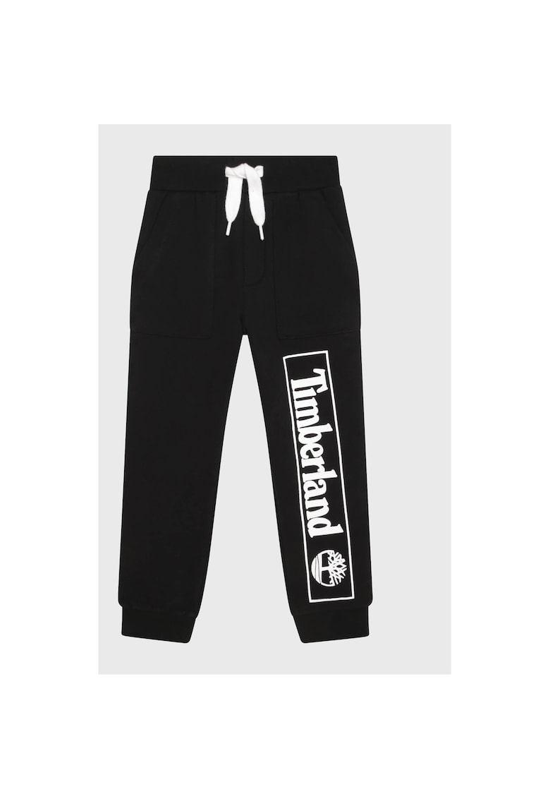 Pantaloni de trening copii - Bumbac - Negru