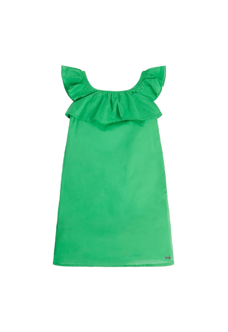 Rochie fete - 302190423 - Bumbac - Verde