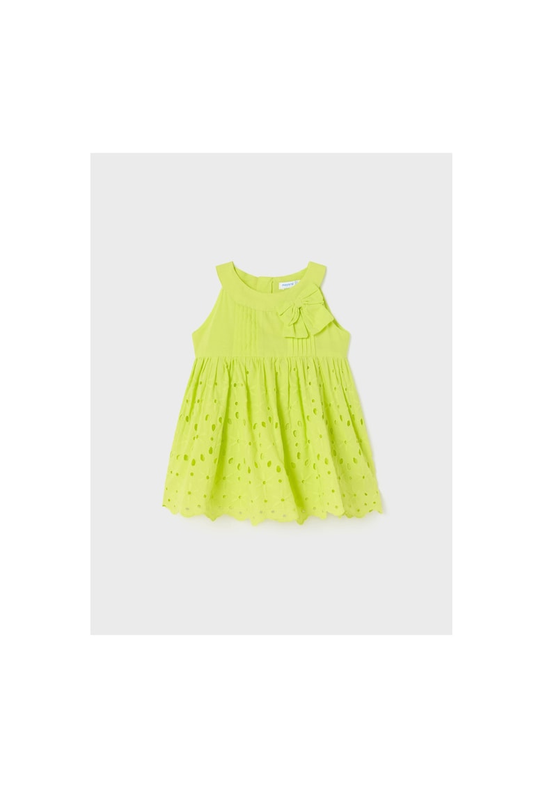 Rochie fete - 302066575 - Bumbac - Verde