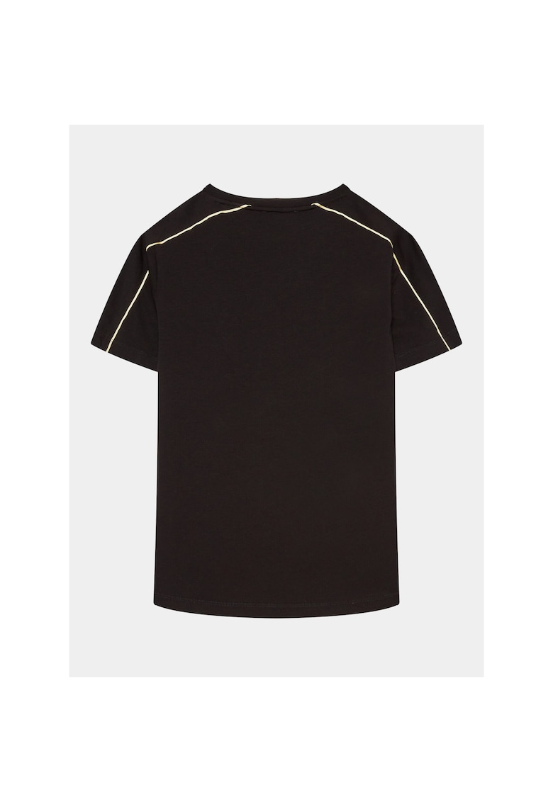 Tricou copii - EA7 Emporio Armani - Bumbac - Negru