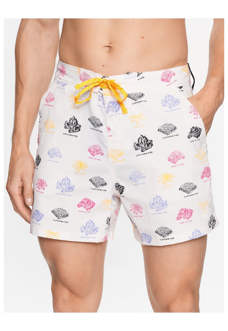 Pantaloni scurti de baie barbati -  Poliester - Multicolor