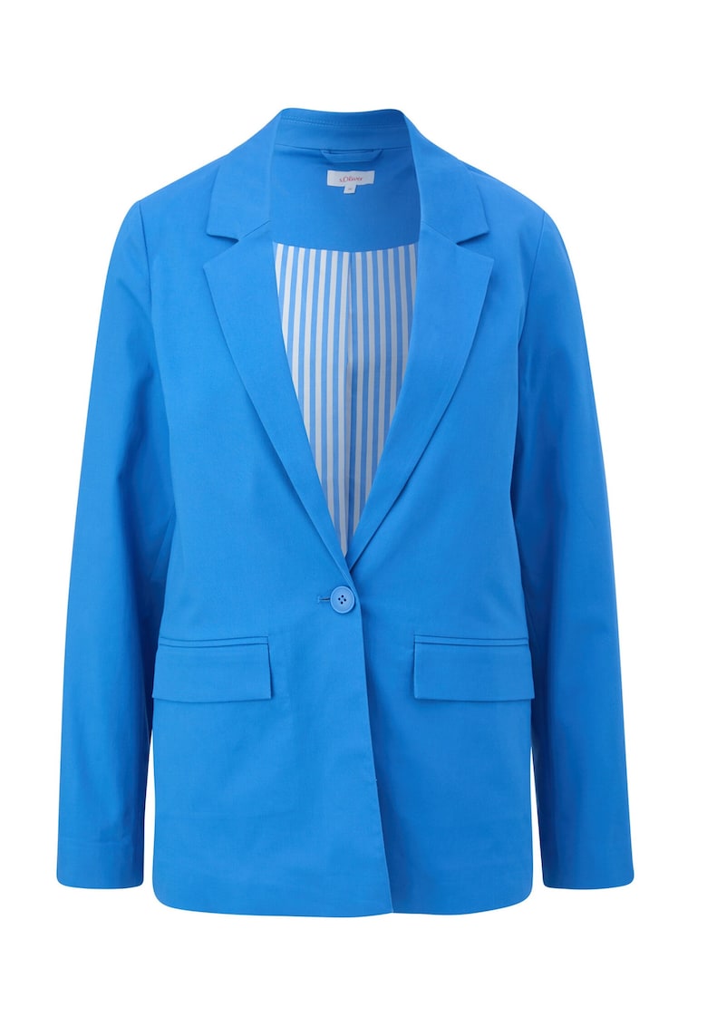 Sacou dama - Bumbac - 302891450 - Albastru