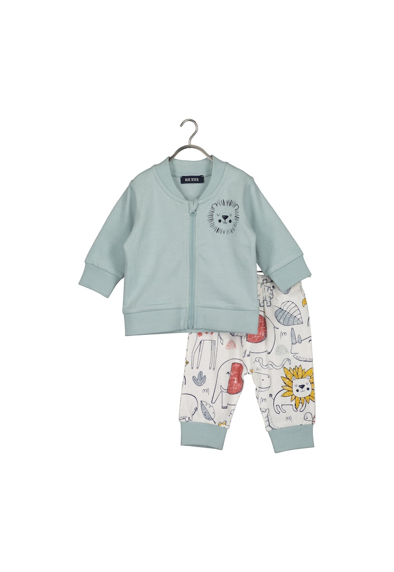 Set body si pantaloni - 301985853 - Bumbac - Albastru