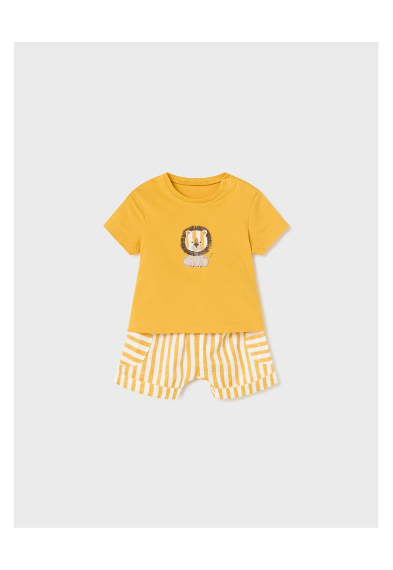 Set tricou si pantaloni scurti copii - 301831358 - Bumbac - Multicolor - 58 - 64 CM