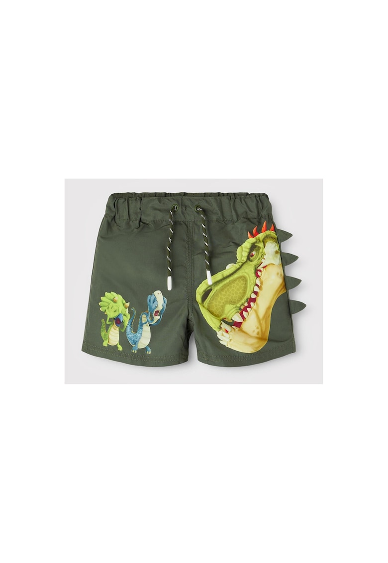 Pantaloni scurti de baie copii - Poliester - Verde