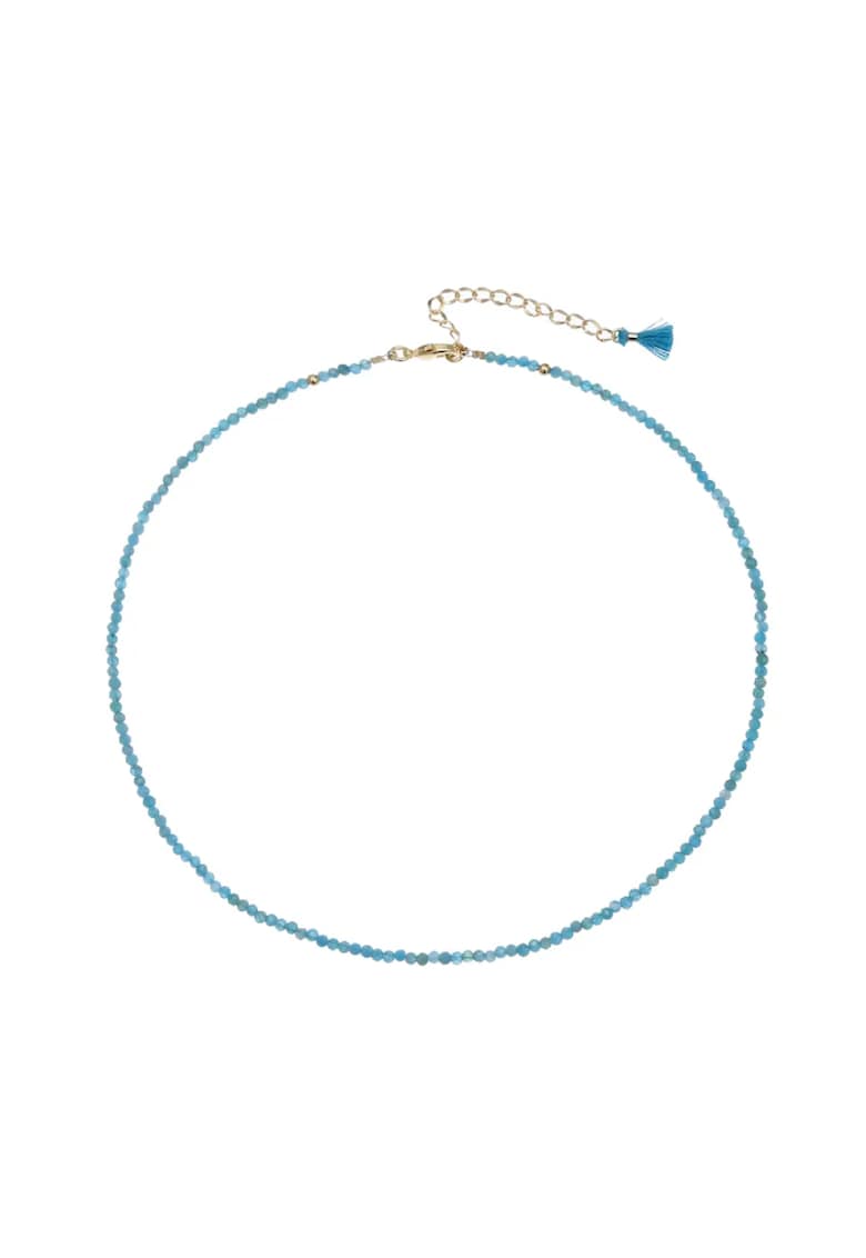 Colier choker Hetal - din pietre semipretioase - Albastru