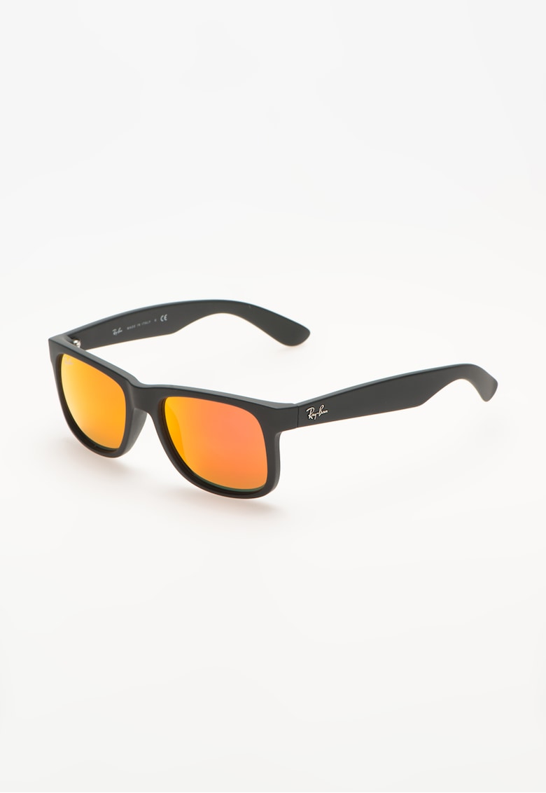 Ochelari de soare negru mat cu lentile oglindadwqfwqd