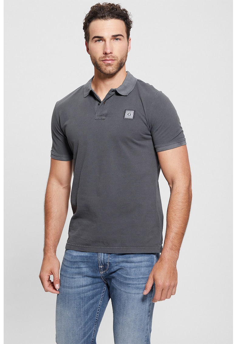 Tricou polo cu aplicatie logo