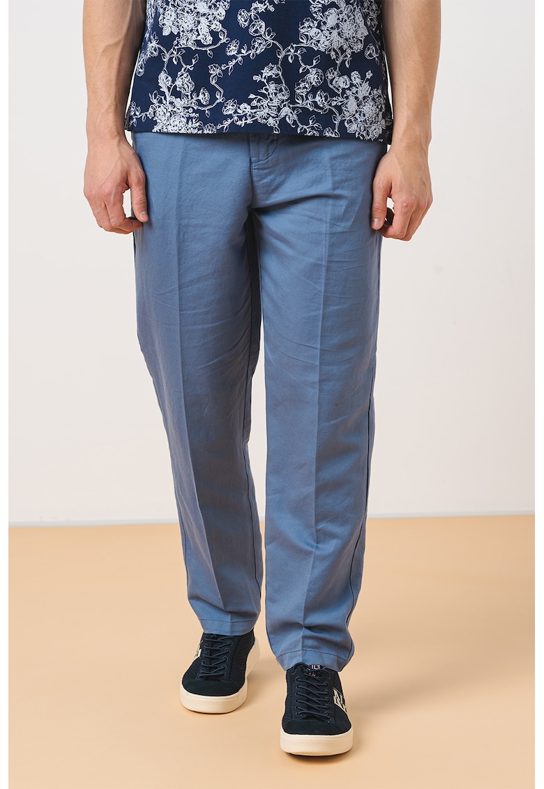 JEANS - Pantaloni din amestec de in