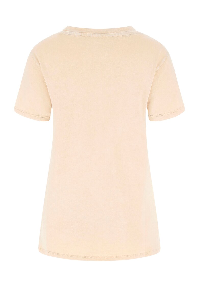 Tricou cu imprimeu si aplicatii de strasuri