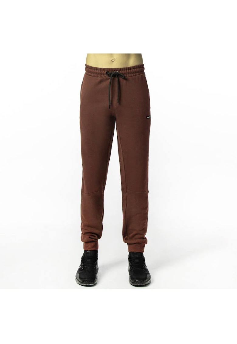 Pantaloni sport pentru barbati - Bumbac/Poliester - 468874 - Maro