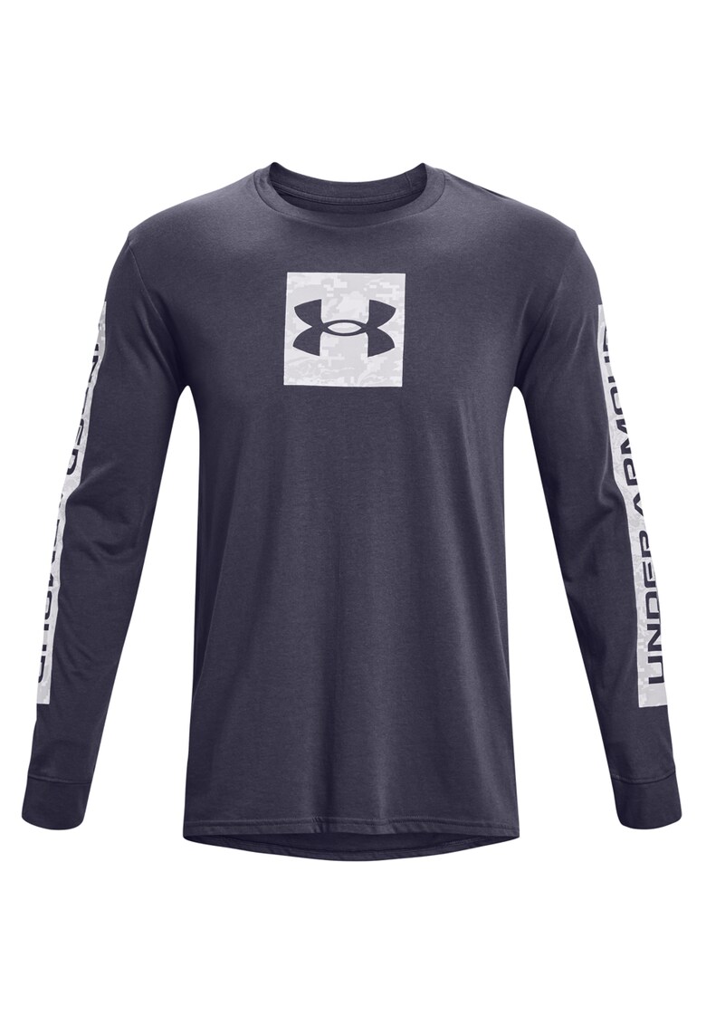 Bluza cu imprimeu logo pentru fitness Camo Boxed