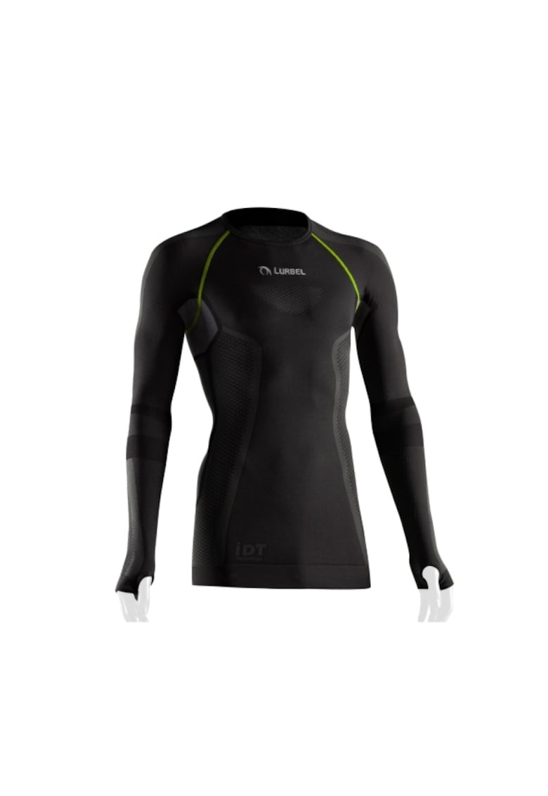 Lurbel Tricou termic cu maneca lunga barbati - Cristallo - gri inchis-verde