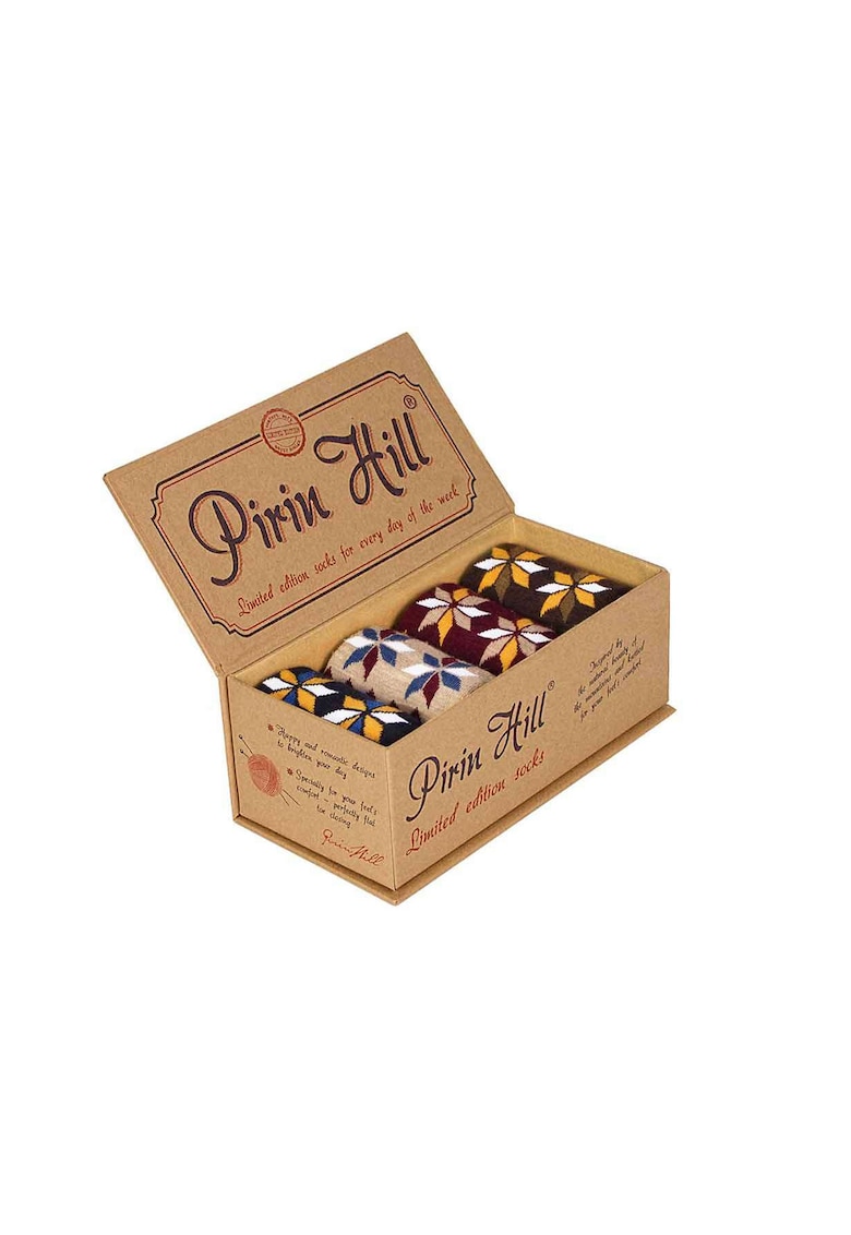 Set 4 perechi sosete antibacteriene din lana merino Snow Set 4 perechi sosete antibacteriene din lana merino Snow